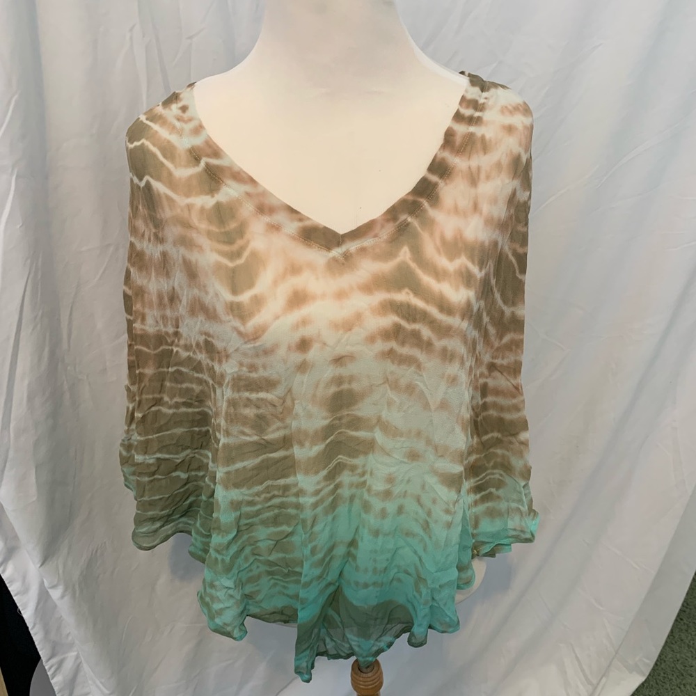 Gypsy 05 light-weight patterned ombré top